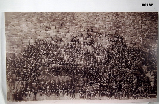 Mounted black and white photograph WW1.