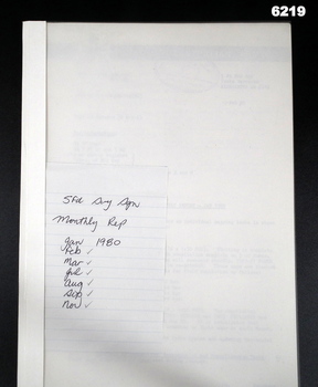 A report on activities of 5 Fd Svy Sqn covering Jan - Nov 1980