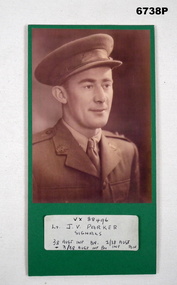 Head and shoulders photograph of a Military Officer