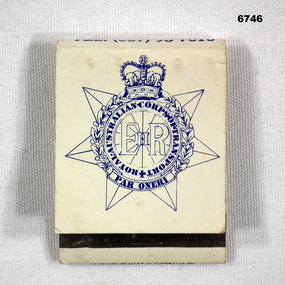 Small souvenir packet of RACT matches.