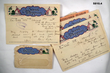 International telegrams for special occasions e.g. Christmas 