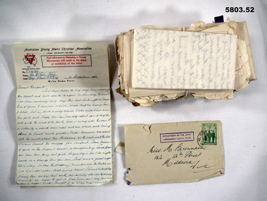 Handwritten letters from June 1940 - Dec 1941