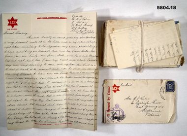 Letters handwritten from July 1942 -December 1942