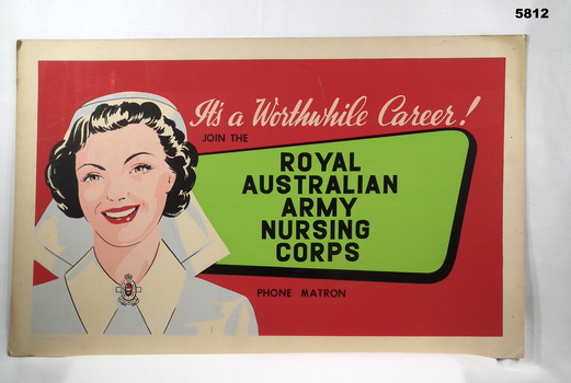 WW2 Recruiting Poster Royal Australian Army Nursing Corps