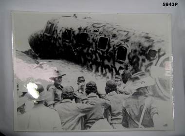 Black and white photograph Borneo WW2.