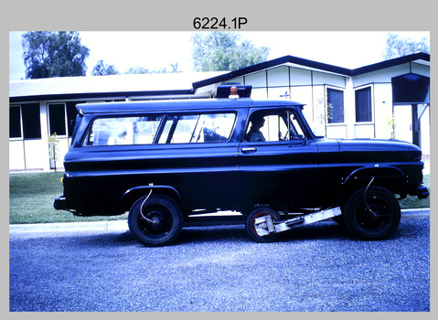 JGEM Survey Vehicle - Army Survey Regiment, Fortuna, Bendigo. c1960s. 