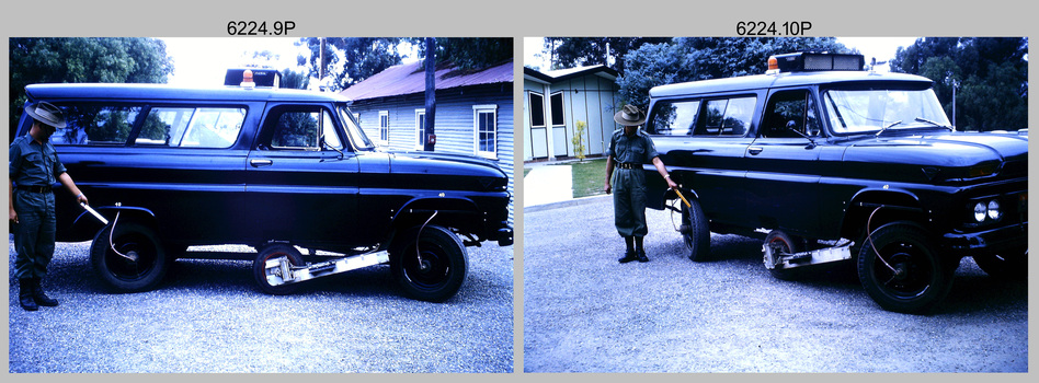 JGEM Survey Vehicle - Army Survey Regiment, Fortuna, Bendigo. c1960s. 