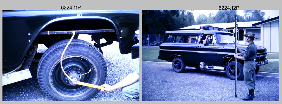 JGEM Survey Vehicle - Army Survey Regiment, Fortuna, Bendigo. c1960s. 