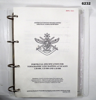 A specification that details how to portray geographic features on Military Topographic Line maps