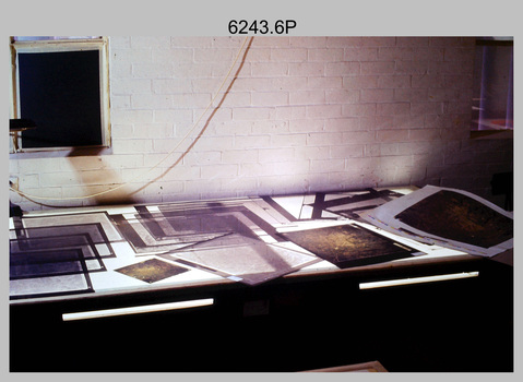 Orthophotomap reproduction material at the Army Survey Regiment. c1975.