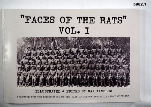TWO VOLUME BOOK BIOGRAPHY "RATS OF TOBRUK" WW2.