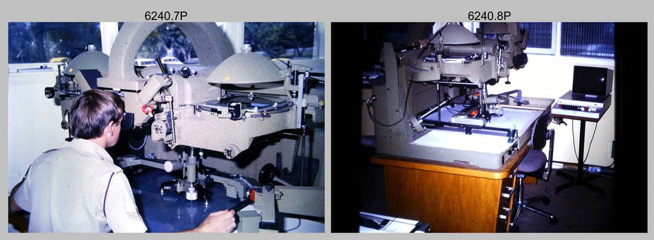 Photogrammetric Equipment – Army Survey Regiment, Fortuna, Bendigo. c1981.