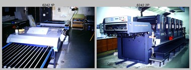 Print Troop Equipment, Lithographic Squadron – Army Survey Regiment, Fortuna, Bendigo. c1990s.