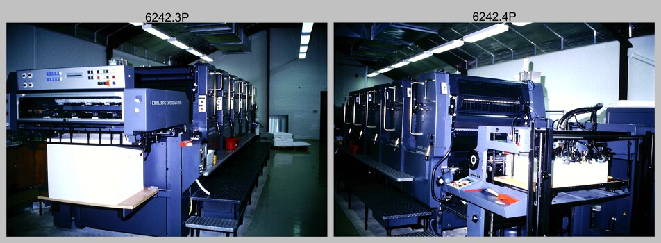 Print Troop Equipment, Lithographic Squadron – Army Survey Regiment, Fortuna, Bendigo. c1990s.