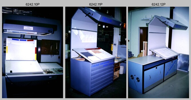 Print Troop Equipment, Lithographic Squadron – Army Survey Regiment, Fortuna, Bendigo. c1990s.