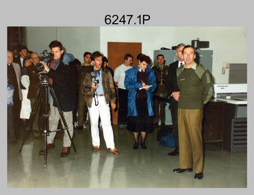 Speedmaster Printing Press Media Announcement - Army Survey Regiment, Fortuna Villa, Bendigo. 1990.