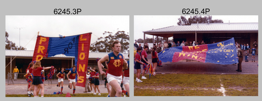 Army Survey Regiment’s Fortuna Lions Football Club Grand Finals, Seymour. 1983. 