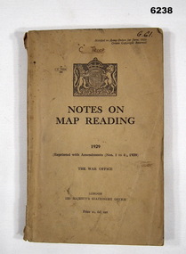 Manual, A5 in size, Brown cardboard covered with Insets.
