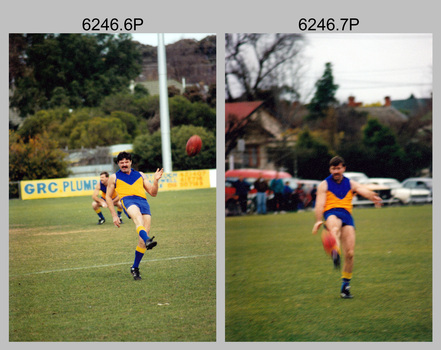 Social Football Match - Army Survey Regiment, Bendigo. 1995. 