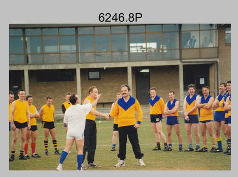 Social Football Match - Army Survey Regiment, Bendigo. 1995. 