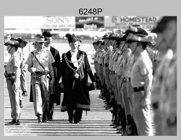 Army Survey Regiment Freedom of Entry Parade held in Bendigo in 1990.