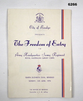 Booklet, white gloss cover, red and blue printing, B4, contents, photos and text.