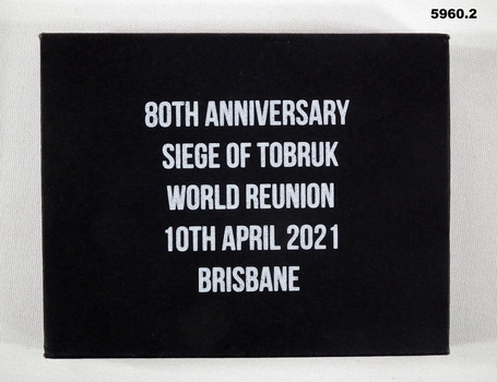 Siege of Tobruk Anniversary Medallion.