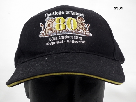 Anniversary peaked cap - "The Siege of Tobruk"