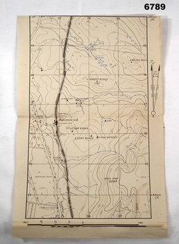 Enlarged part of Ravenswood Victoria Training area.