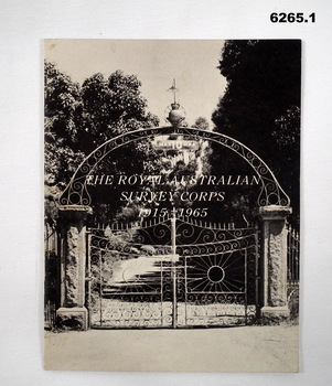 Booklet, card covered, black and white