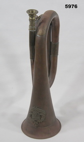 Copper musical Instrument, a Bugle from WA University Regiment.
