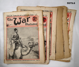 Six Magazines from WW1 - The War Illustrated.