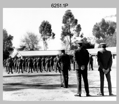 Commanding Officer Handover Parade - Army Survey Regiment, Bendigo. 1975.