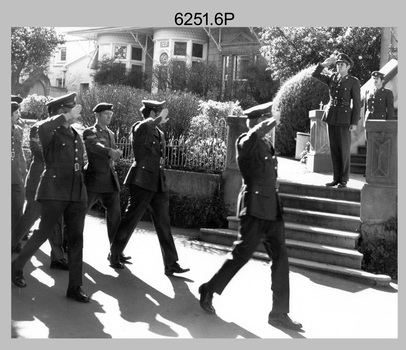 Commanding Officer Handover Parade - Army Survey Regiment, Bendigo. 1975.