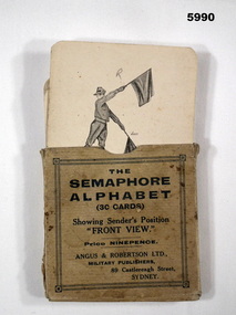 Pack of Semaphore Alphabet Cards.