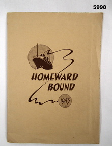 Booklet - Homeward Bound 1943 for Troops.