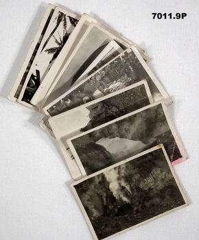 Nine black and white photos from Rabaul 1941.
