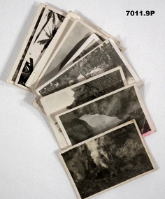 Nine black and white photos from Rabaul 1941.