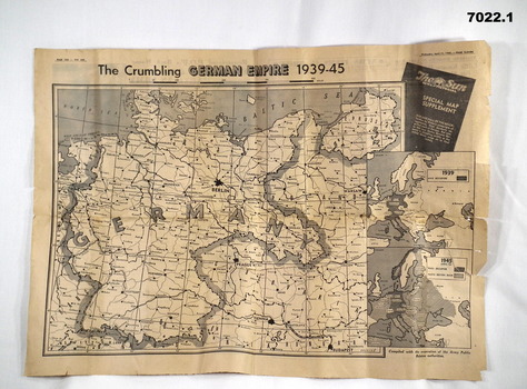 War maps of Europe from Sun Newspapers.