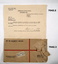 Certificate of discharge and letter.