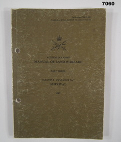 Australian Army Manual of Land Warfare.