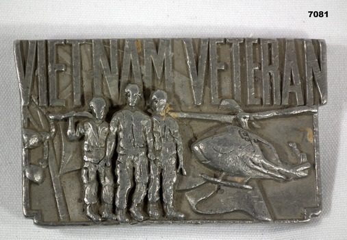Vietnam Veterans 1988 Reunion Belt Buckle.