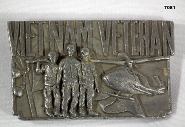 Vietnam Veterans 1988 Reunion Belt Buckle.