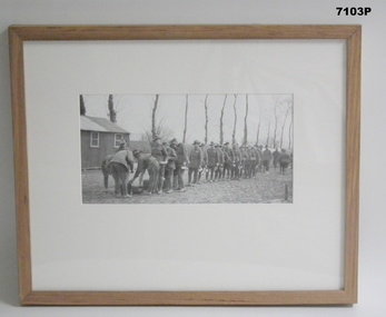 Framed photograph - WW1 "Camera on the Somme".