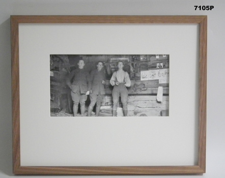 Framed photograph WW1 "Camera on the Somme".