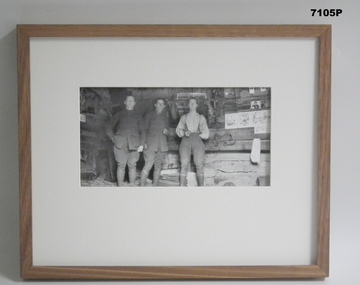 Framed photograph WW1 "Camera on the Somme".