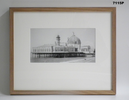 Framed photograph WW1 Camera on the Somme.