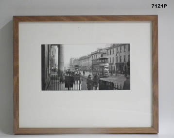 Framed photograph WW1 Camera on the Somme.
