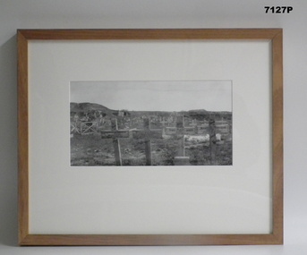 Framed photograph WW1 "Camera on the Somme".
