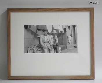 Framed photograph WW1 "Camera on the Somme".